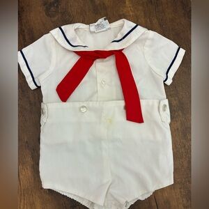Vintage Baby Sailor Outfit